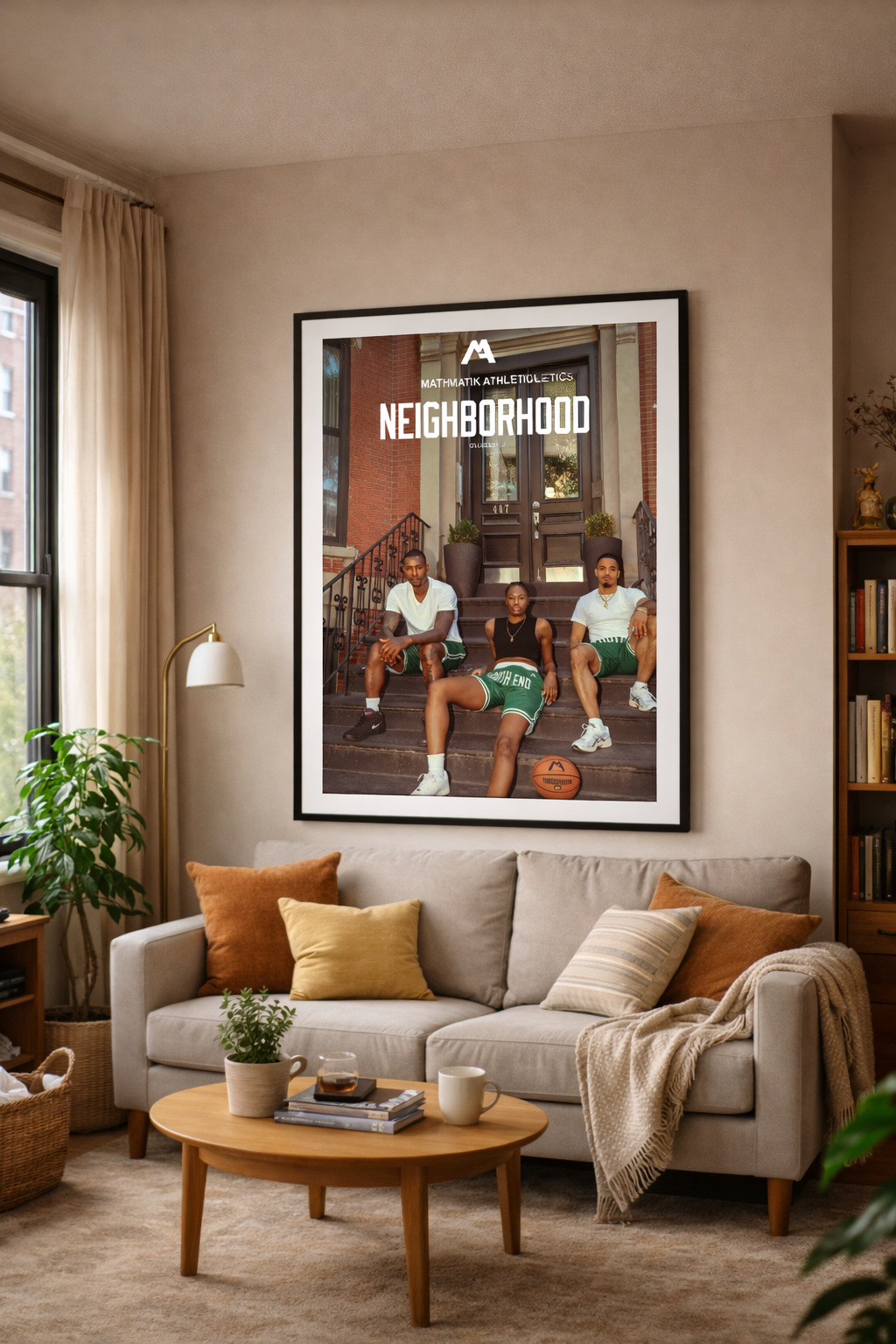 The Mathmatik Athletic Neighborhood Collection- Large Poster Print