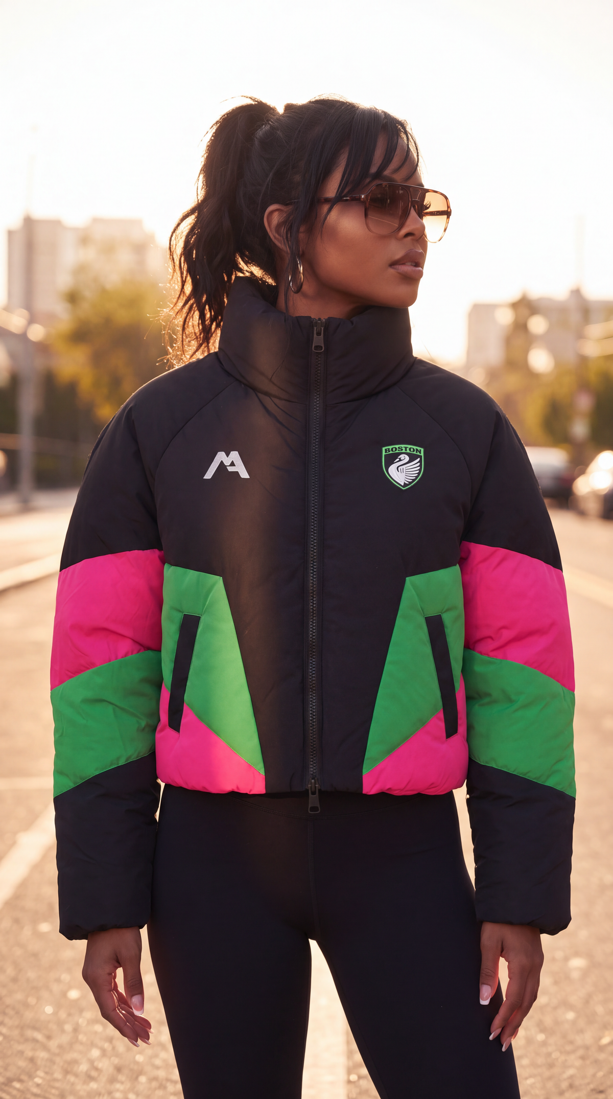 Boston Legacy FC Women’s Cropped Puffer