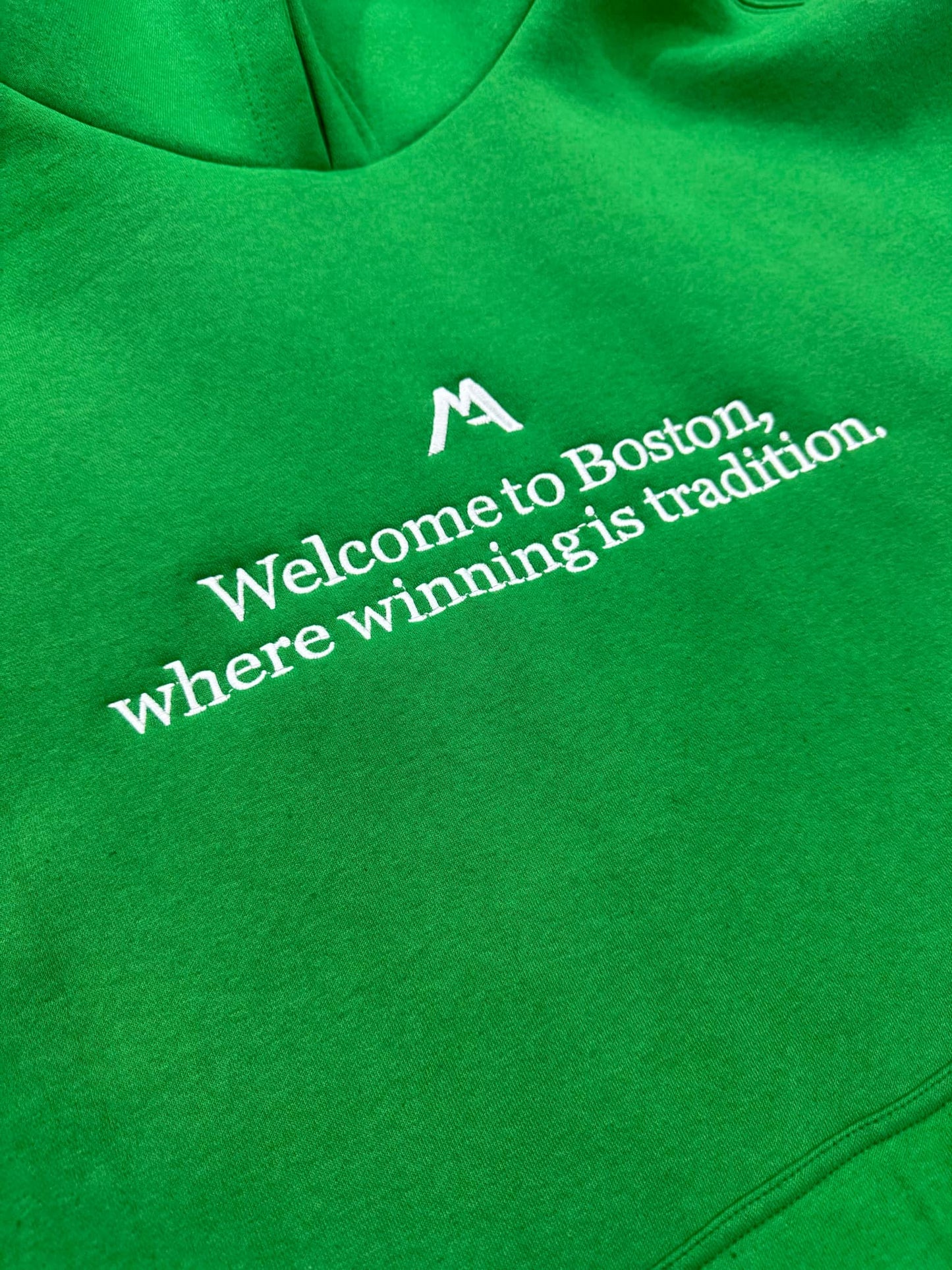 *Oversized* Welcome to Boston, Where Winning is Tradition Hoodie